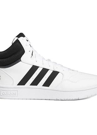 Кросівки чоловічі adidas hoops 3.0 mid білі