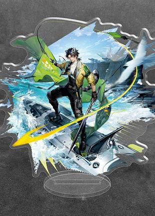 Акриловая коллекционная фигурка arknights: endfield - alesh 15 см