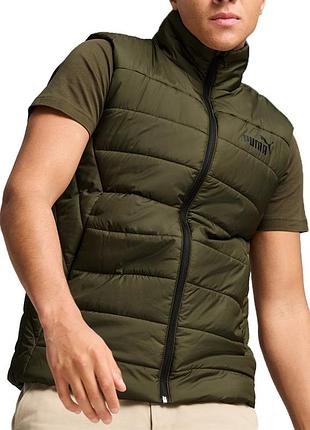 Жилет чоловічий puma ess padded vest оливковий 84893970