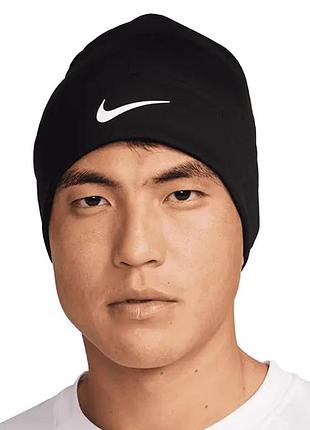 Шапка nike u nk df peak beanie sc p tm чорна