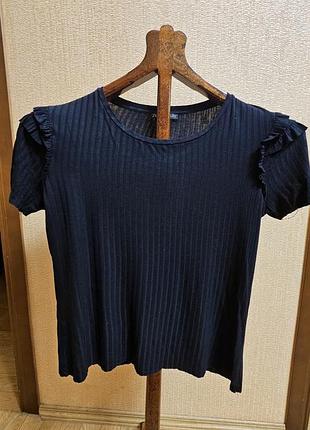 Футболка жіноча zara  в рубчик, розмір s
