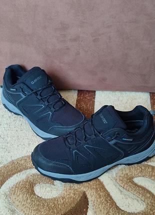 Кроссовки hi-tec saunter softshell wp waterproof. 41р., с мембраной, для хайкинга