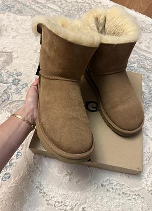 Жіночі уггі ugg classic short, коричневі