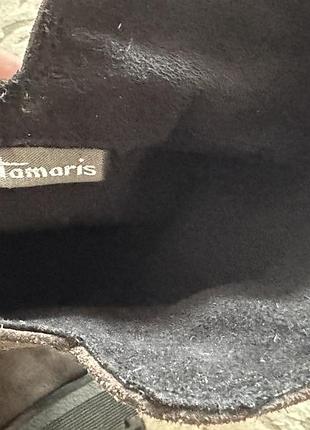Високі замшеві чоботи tamaris 7