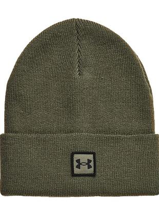Шапка мужская under armour ua halftime cuff оливковоая