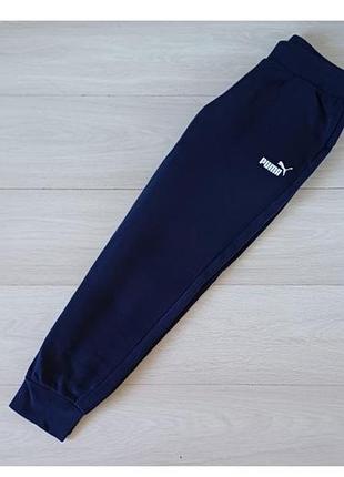 Спортивні штани жіночі puma темно-сині