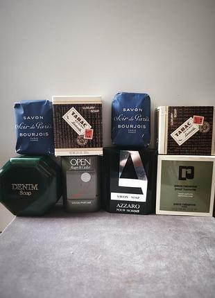 Azzaro pour homme soap. paco rabanne.