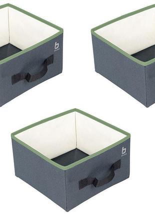 Набор ящиков складных для органайзера bo-camp medium 3 pieces (3 шт) (1694010)