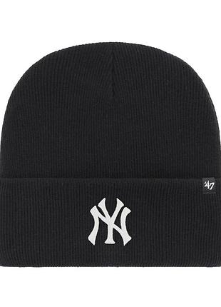 Шапка 47 brand haymaker new york yankees чорна hymkr17ace-bka