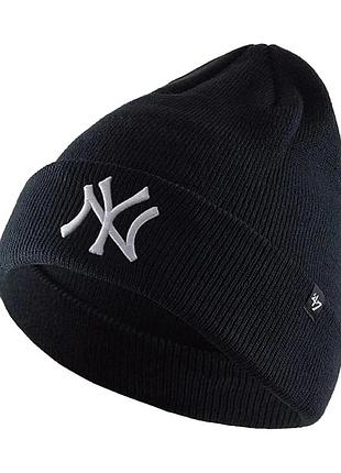 Шапка 47 brand mlb ny yankees raised чорна rkn17ace-bka