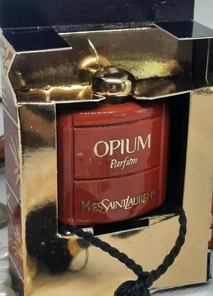 👑 yves saint laurent opium parfum (3.5 ml, чисті парфуми, у повній кутюрній коробці з китицею.