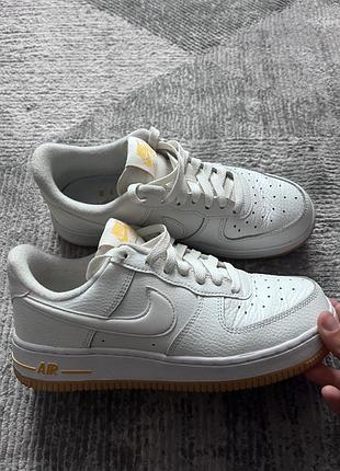 Кросівки чоловічі nike air force 1 07 white dz4512-100 білі, розмір 38 см, натуральна шкіра