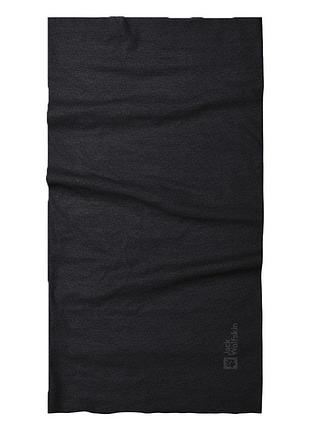 Шарф jack wolfskin basic neckgaiter черный