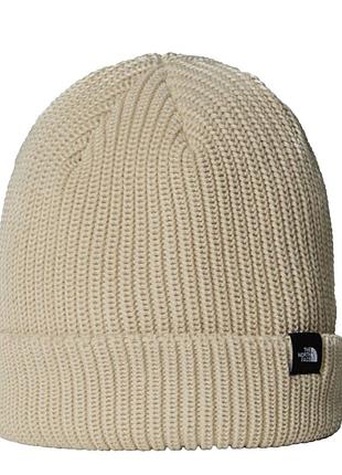 Шапка the north face fisherman бежева nf0a55jg3x41