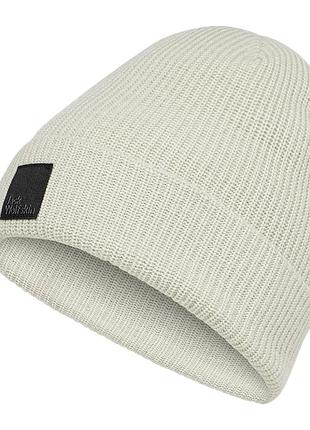 Шапка jack wolfskin wanderest beanie бежева a61997-a0029