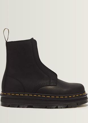 Dr. martens zebzag laceless stivaletti - black