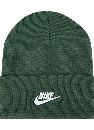 Шапка  nike u nk peak beanie tc fut f24 l зелена