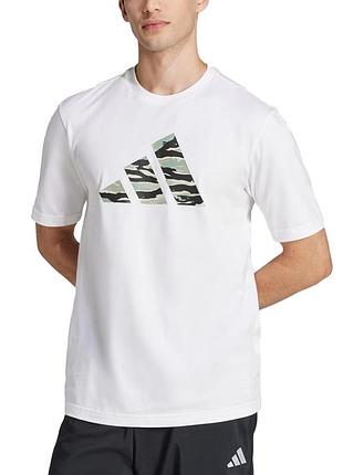 Футболка чоловіча adidas m c camo logo t біла