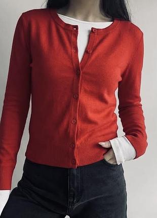 Яркий кардиган из хлопка h&amp;m