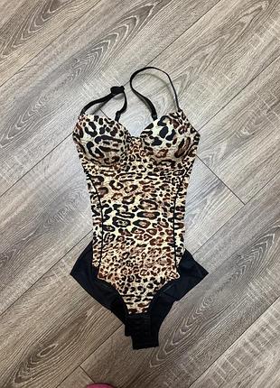 Ефектний леопардовий боді 🐆