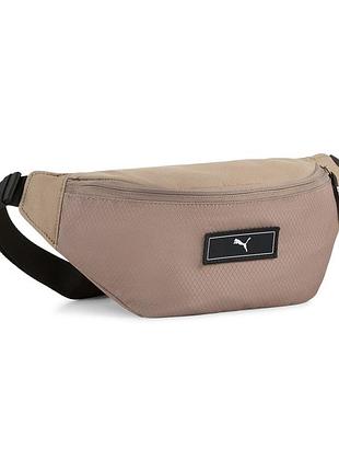 Сумка puma puma deck waist bag коричневая 09131803