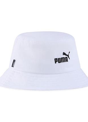 Панама puma ess no.1 logo bucket hat біла 02598102