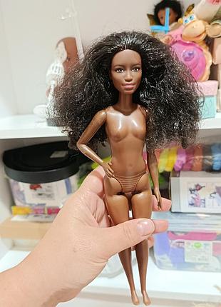 Лялька для дівчинки barbie з темним волоссям