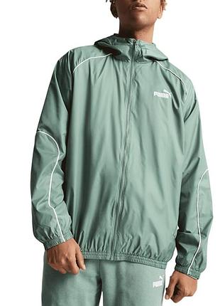 Ветровка мужская puma puma sport windbreaker зеленая 62990430