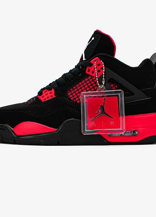 Чоловічі кросівки nike air jordan 4 crimson red thunder | 41–45
