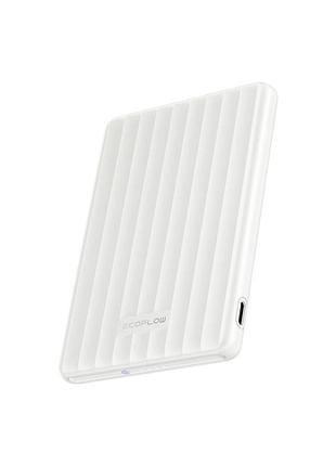 Портативное зарядное устройство magsafe power bank ecoflow rapid mag 5000mah 20w wireless white (беспроводной внешний аккумулятор)