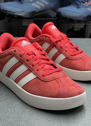 Кросівки червоні шкіра адідас adidas jh8724