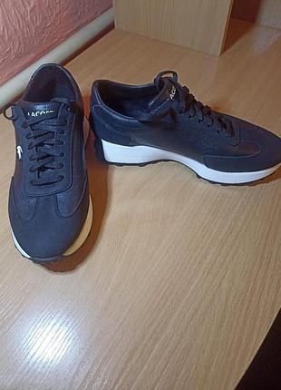 Кросівки жіночі lacoste сині оригінал 2