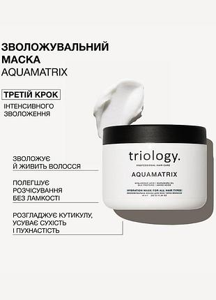 Увлажняющая маска для всех типов волос aquamatrix 2323 (2134-01) 330 мл triology