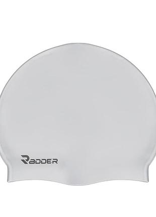Шапочка для плавания radder moxie серая