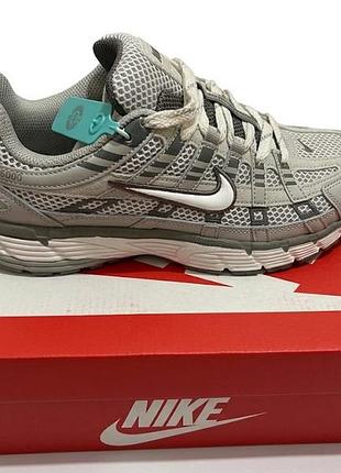Nike p-6000 grey/white; найк п-6000 светло-серые; размер: 42;