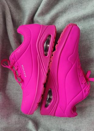 Кросівки жіночі skechers рожеві 42 розмір 28 см устілка