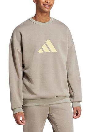 Толстовка чоловіча adidas m fi 3bar crw бежева
