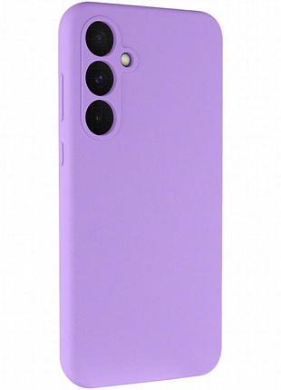 Чехол silicone cover lakshmi full camera (aaa) для samsung galaxy a55 сиреневый / dasheen