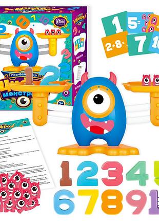 Развивающий балансир "цифро монстрики" 3 уровня сложности 3+