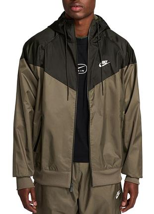 Ветровка мужская nike m nk wvn lnd wr hd jkt хаки