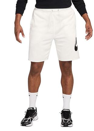 Шорты мужские nike m nk club alumni ft short белые