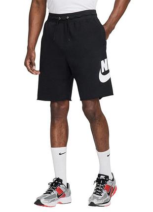 Шорты мужские nike m nk club alumni ft short черные
