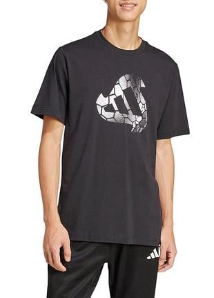 Футболка чоловіча adidas m c hot q1 tee чорна