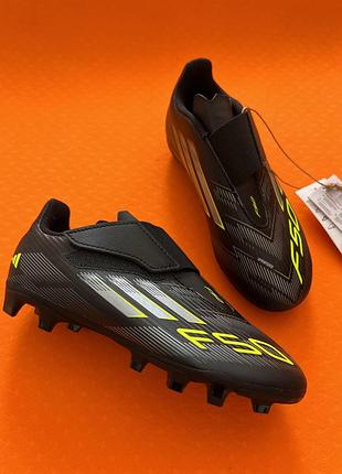 Бутси дитячі adidas f50 чорні 32 розмір 19 см