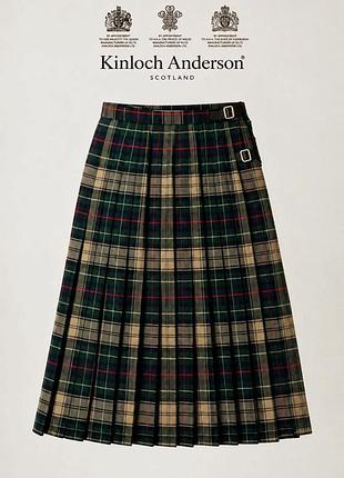 Юбка женская kinloch anderson шерстяная колт меди в классическом тартан m l