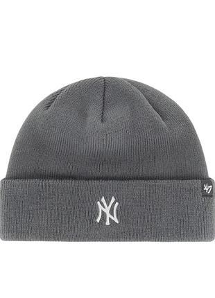Шапка 47 brand mlb ny yankees randle серая rndle17ace-cc
