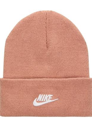 Шапка  nike u nk peak beanie tc fut f24 l мокко