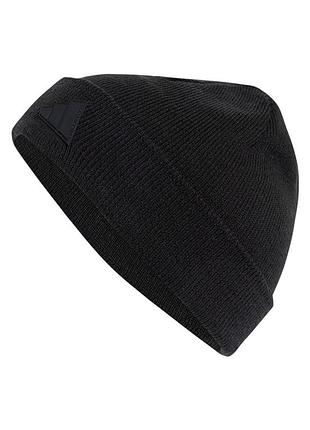 Шапка adidas tech beanie черная