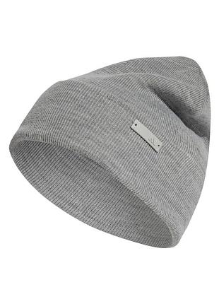 Шапка adidas tonal met bean серая