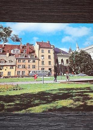 Вінтажна поштова листівка «рига. філармонія» (1980-ті роки), срср